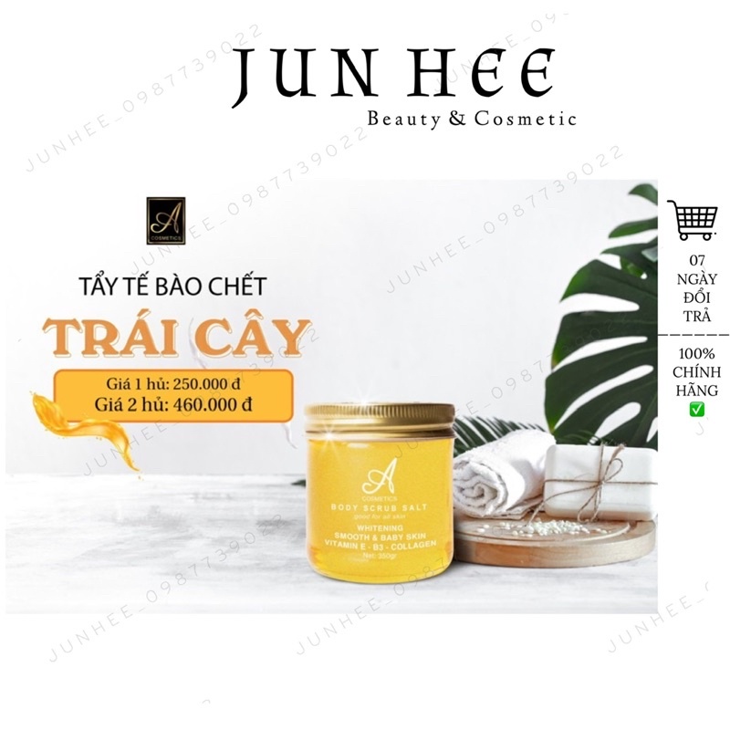 [ HCM SỈ ] Muối trái cây tẩy da chết A Cosmetic body scrub salt chính hãng