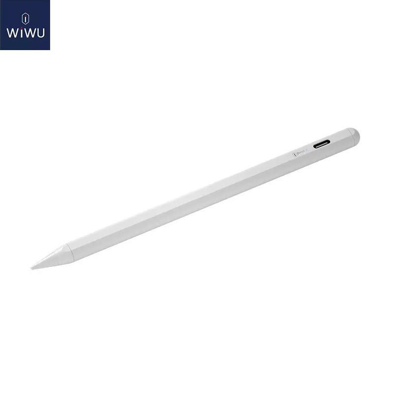 Bút cảm ứng WIWU Pencil Pro cho iPad viết vẽ nghiêng và chống tỳ như Apple Pencil - Hàng chính hãng