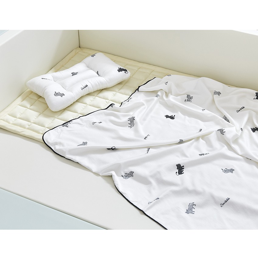 Gối bông Blin mềm mại cho bé từ sơ sinh đến 3 tuổi nhập khẩu Bonitabebe Hàn Quốc