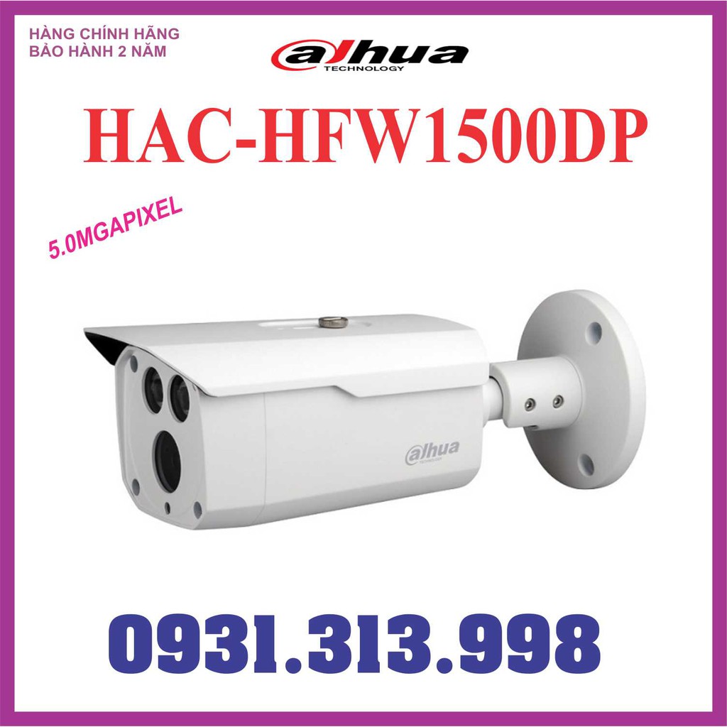 CAMERA HAC-HFW1500DP 5.0MP DAHUA