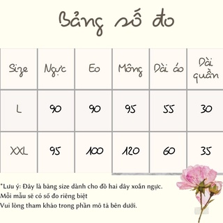 Bộ đồ mặc nhà bigsize nữ lụa thái thoáng mát dưới 80kg