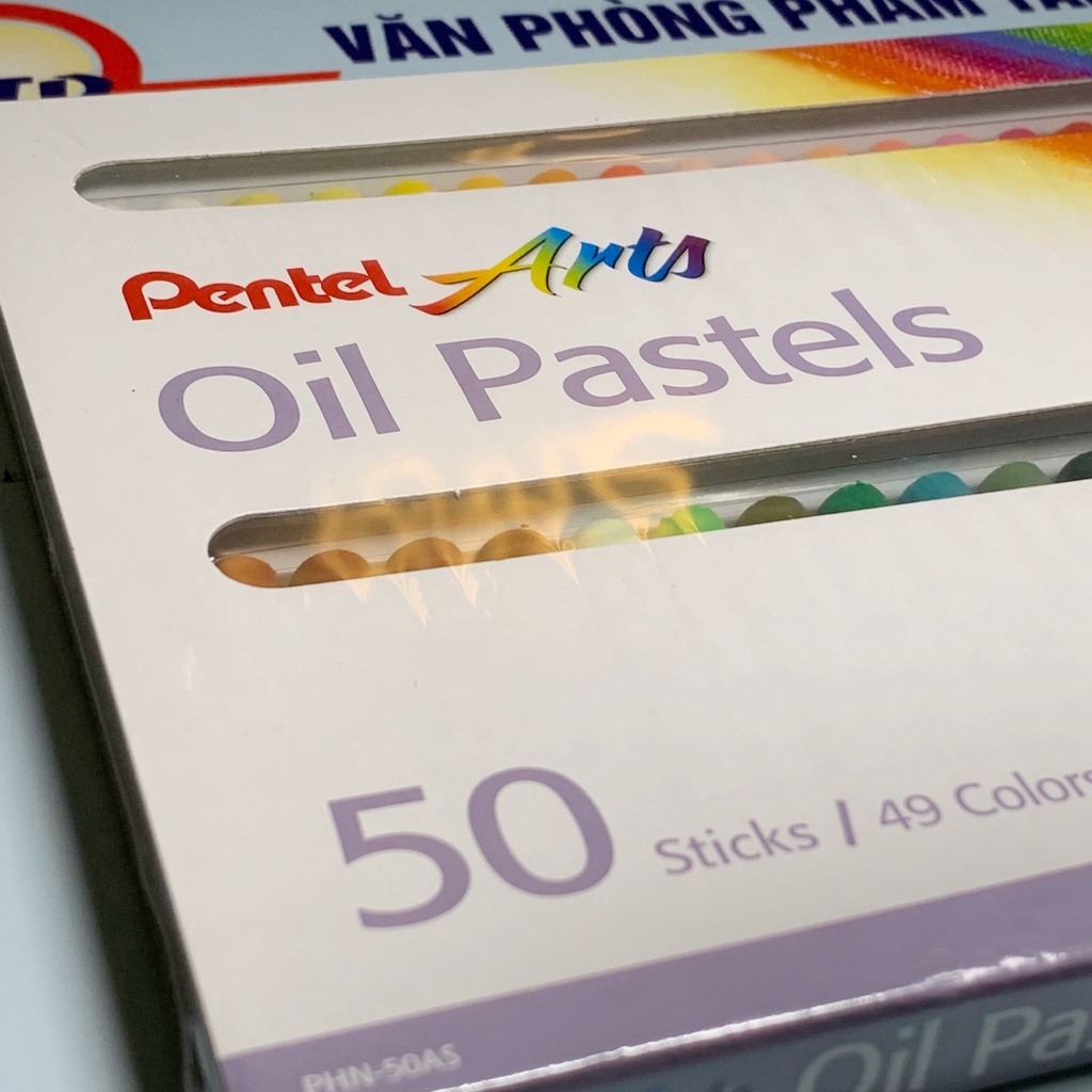 Sáp Dầu Pentel 50 Màu Chính Hãng - Hàng Cao Cấp - Loại Đẹp