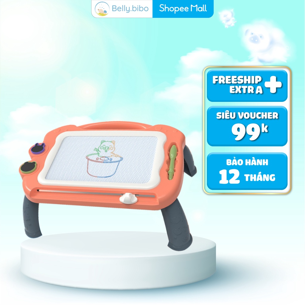 Bảng vẽ tự xóa thông minh Belly Baby có chân bàn