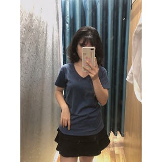 ÁO PHÔNG COTTON XƯỚC CỔ TIM (KÈM HÌNH THẬT)
