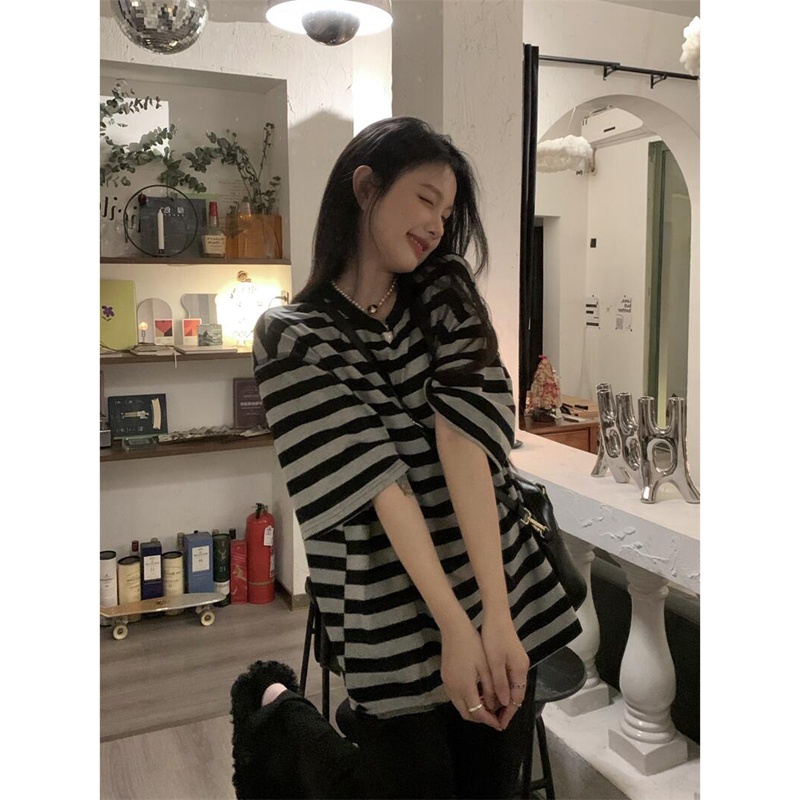 NRVP Áo Thun NgắN Tay DáNg Ôm ThờI Trang Cho Nữ