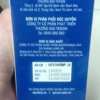 Nước súc miệng HMU Clohexidine 0,12% 250ml