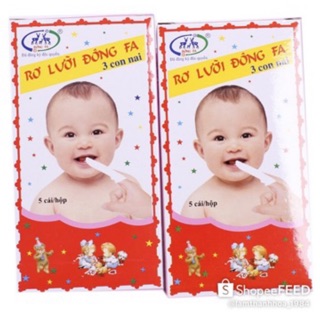 rơ lưỡi đông fa (1 hộp 5 cái) combo 10 hộp