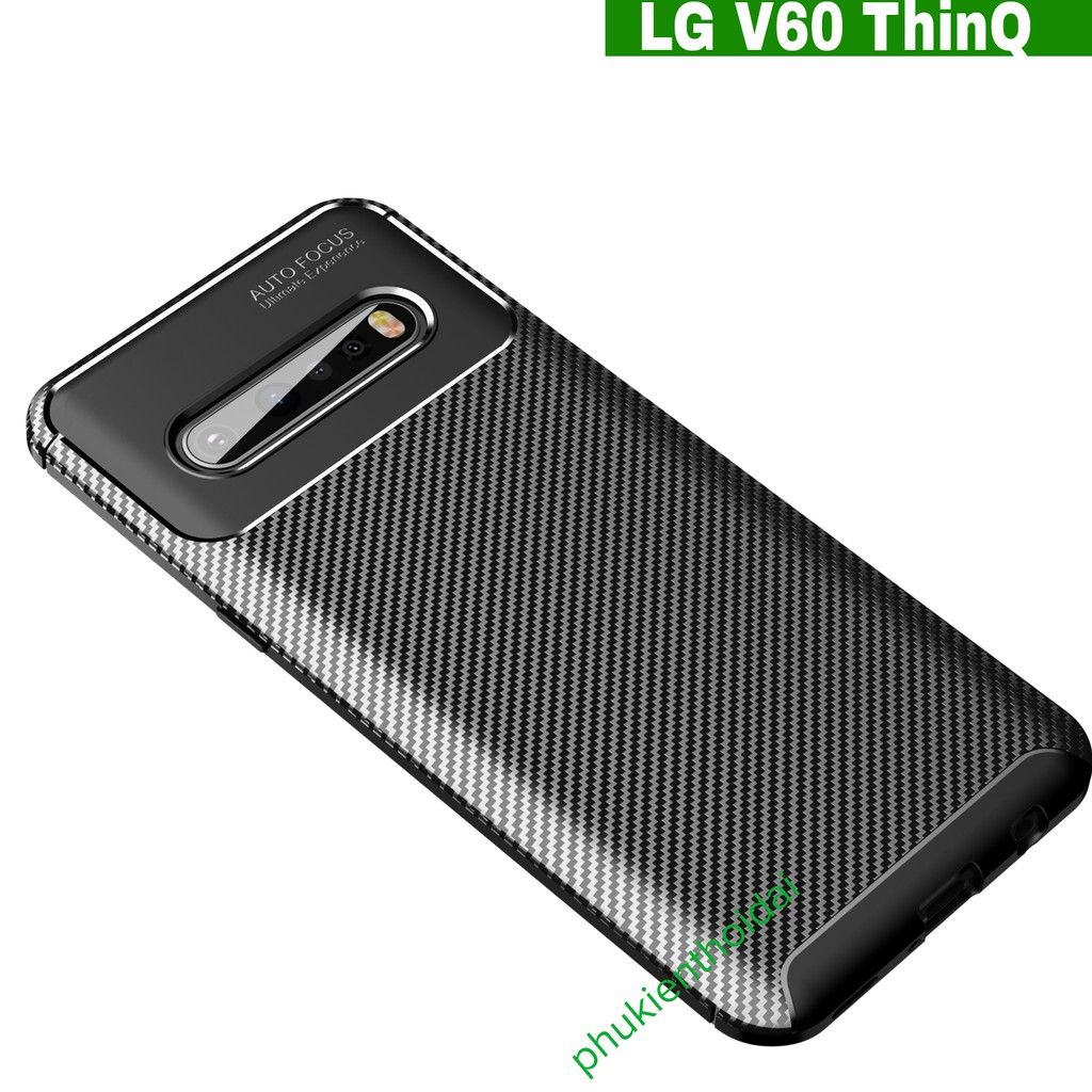 Ốp lưng LG V40 ThinQ / LG V60 ThinQ chống sốc vân Rằn Ri Auto Focus siêu bền
