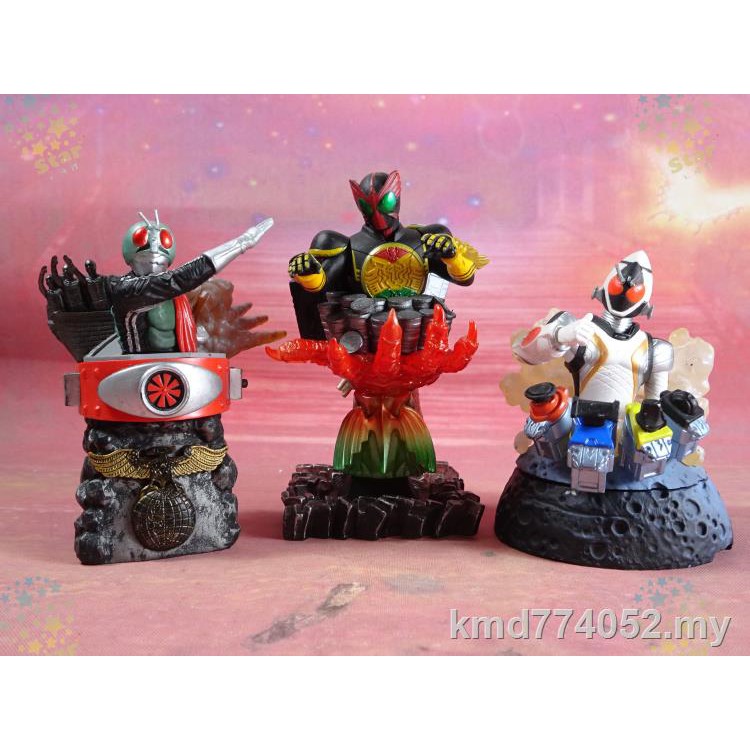 Mô Hình Nhân Vật Bandai Kamen Rider No.1 Ooo Fourze Bust