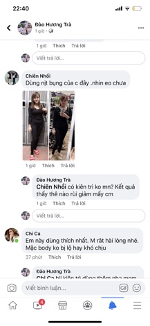 Nịt bụng latex