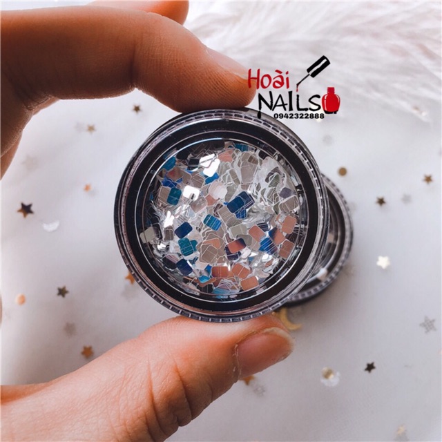 Nhũ xếp - Phụ kiện Nail