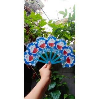  Quạt nhựa xòe 7 doremon