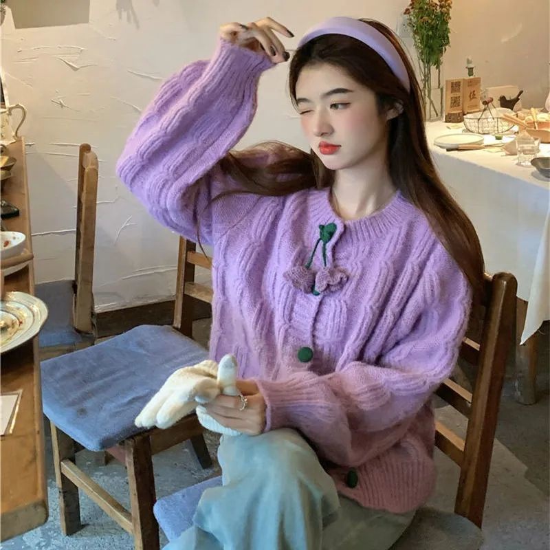 Áo Khoác Cardigan Dệt Kim Thời Trang Cho Nữ  tao bao