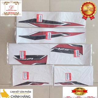 Bộ Tem AirBlade 2019 Phiên Bản Thể Thao Đen Đỏ