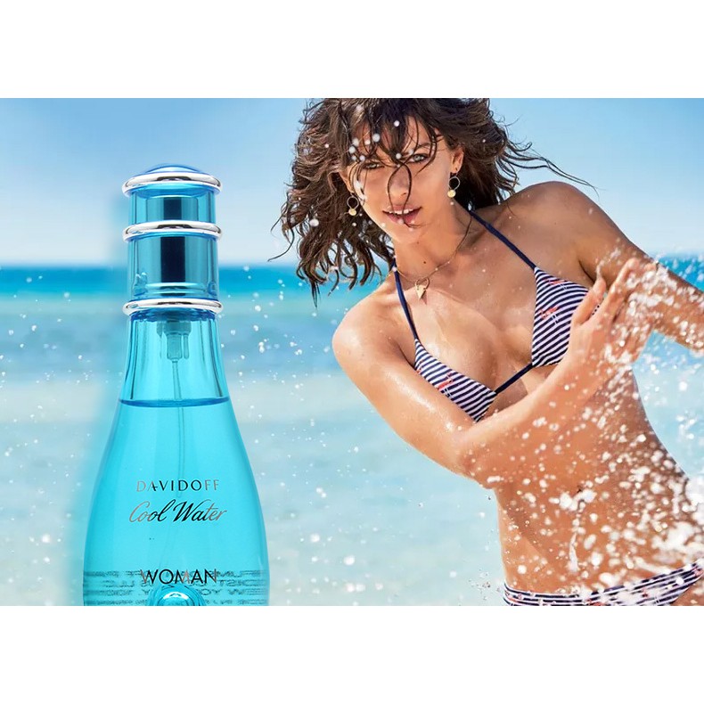 [Hàng mới về] Nước hoa DAVIDOFF Cool Water mùi hương tươi mát dành cho nữ 100ml