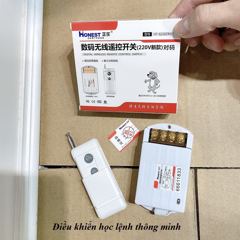 Công tắc điều khiển từ xa 1000m/5000w/30A/220V RF