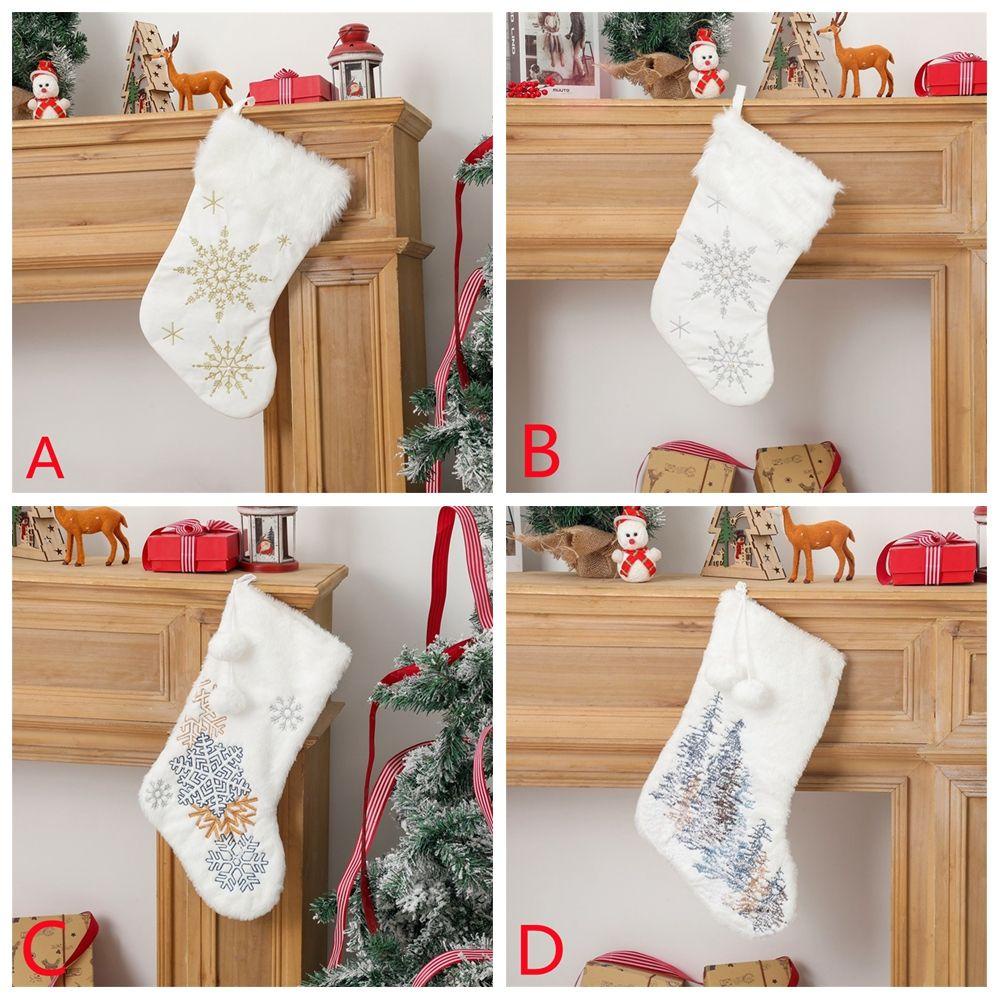 Vớ Giáng Sinh Dày Dặn Có Dây Treo Độc Đáo Trang Trí Giáng Sinh Cho Nam Và Nữ