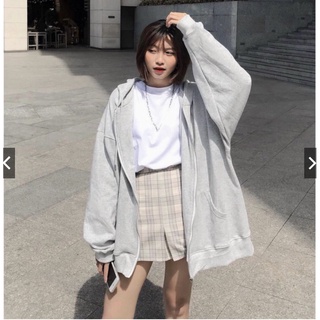 ÁO KHOÁC NỈ TRƠN DÂY KÉO NAM NỮ- HOODIE KHÓA ZIPER UNISEX