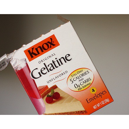 Bột Gelatine hiệu Knox (4 gói 28 g)