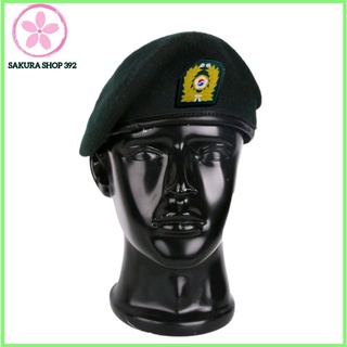 Mũ nồi nón Beret phong cách lính Hàn Quốc