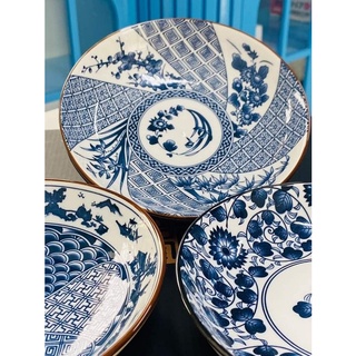 Set 4 đĩa sứ phong cách Nhật Bản