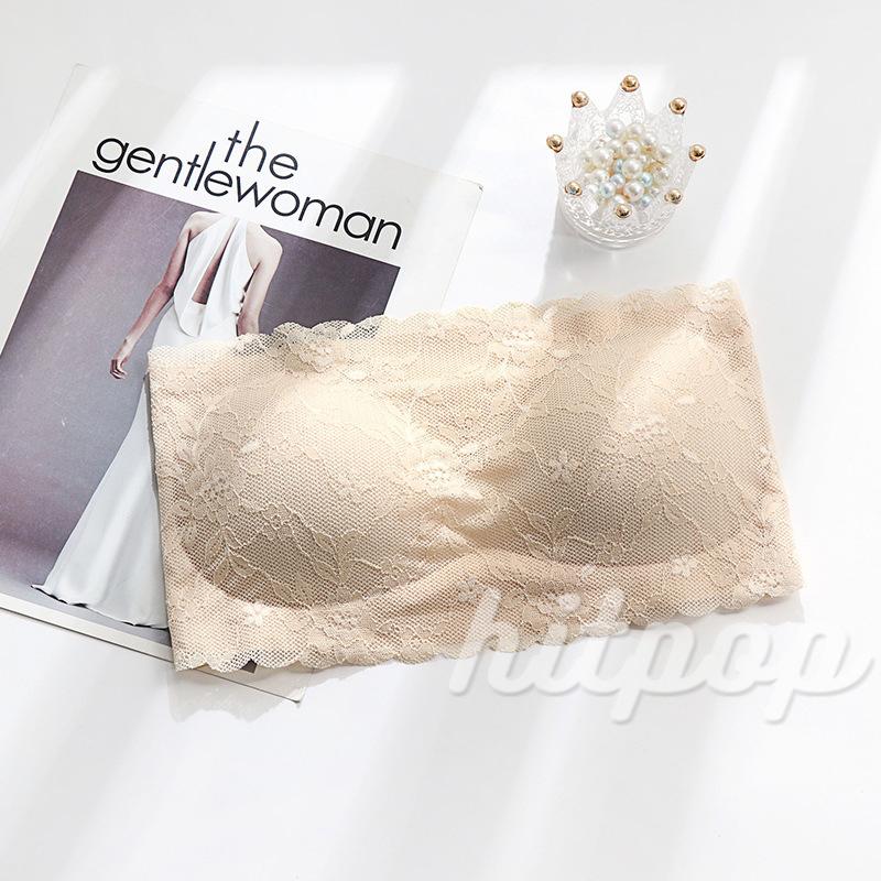 Áo Lót Ren Cổ Thuyền Không Đường May Quyến Rũ Dành Cho Nữ | BigBuy360 - bigbuy360.vn