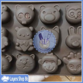 Khuôn silicon 15 hình thú