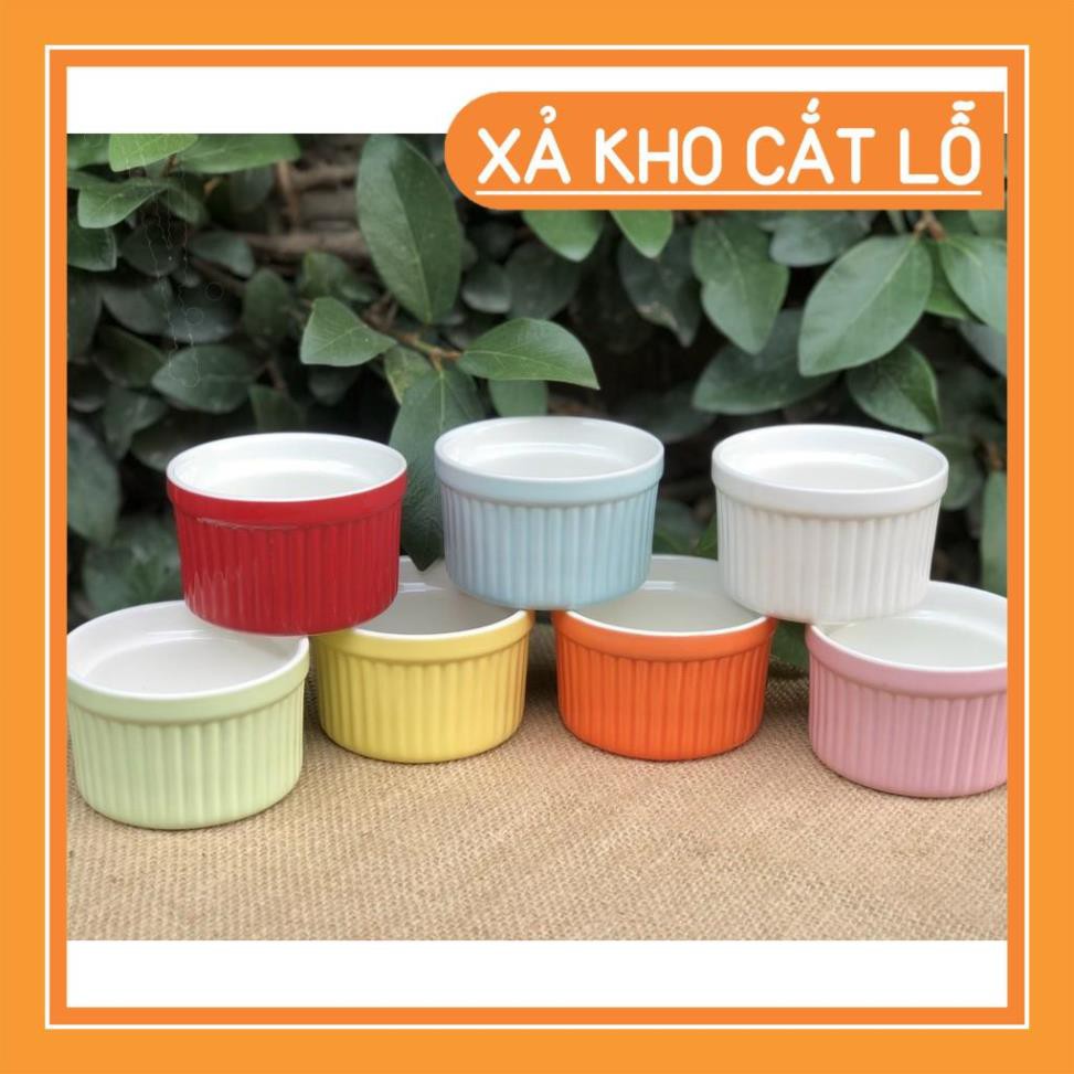 GIÁ SIÊU RẺ Hũ ramenkin sứ, hũ sứ làm bánh Flan, Caramen, bỏ lò, chịu nhiệt