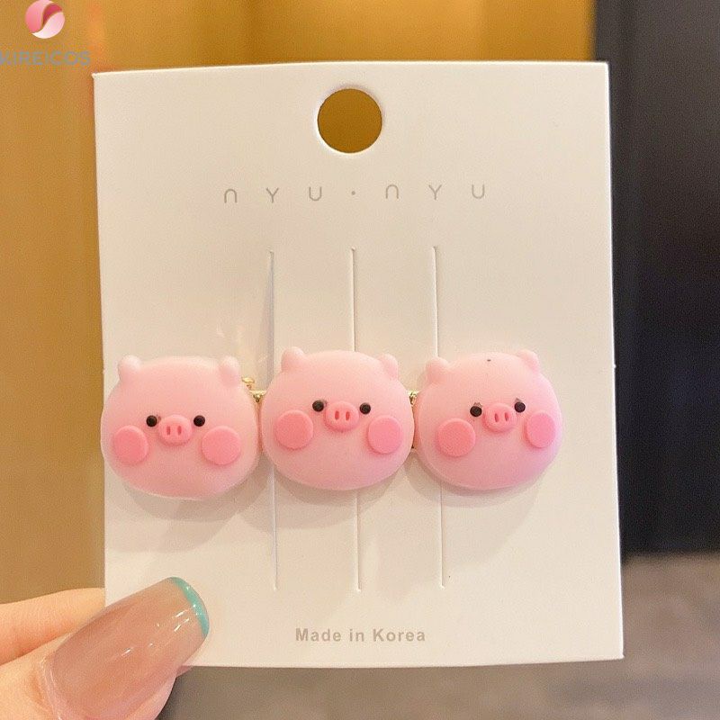 Mới | Set 3 kẹp tóc Heo Hồng siêu cute xu hướng mới của năm nay