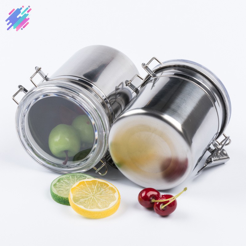 Hộp Inox đựng trà , cà phê để đi kèm với thiết kế dán tường tiện lợi