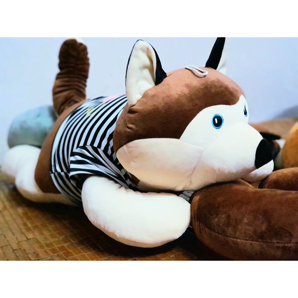 (GIÁ HỦY DIỆT) Gấu Bông Husky - Dễ Thương (2 Kích thước)