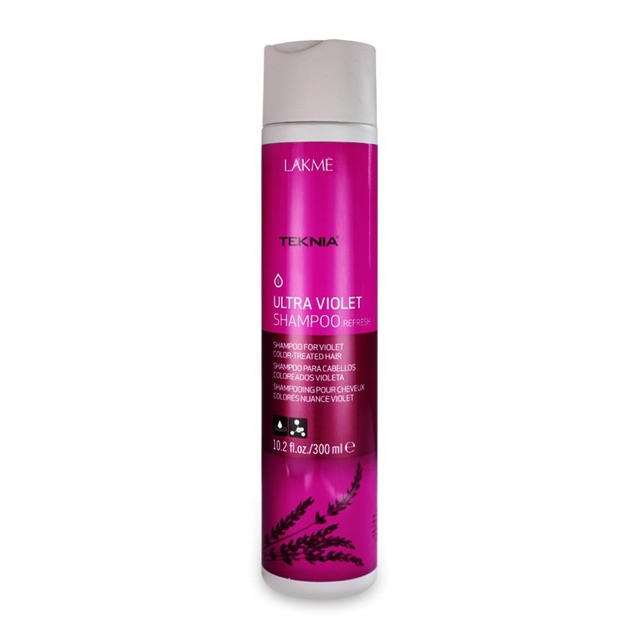 Dầu gội dưỡng màu tóc nhuộm (MÀU TÍM) LAKME TEKNIA VIOLET Lavender Shampoo 300ml