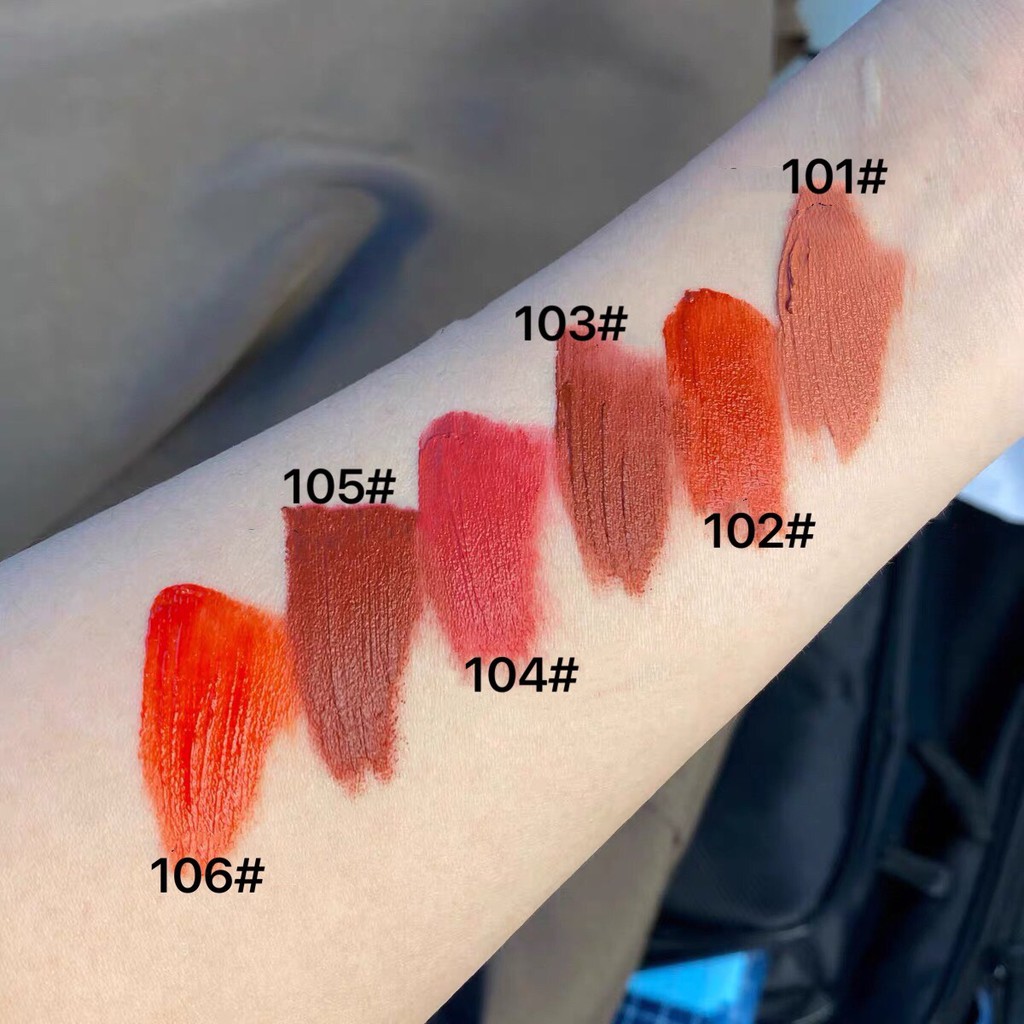 Son kem vỏ vuông HERORANGE mịn lì mềm môi căng mọng Winter Style Velvet Matte Lip Glaze Nude Colordiary HERO13 HERO26