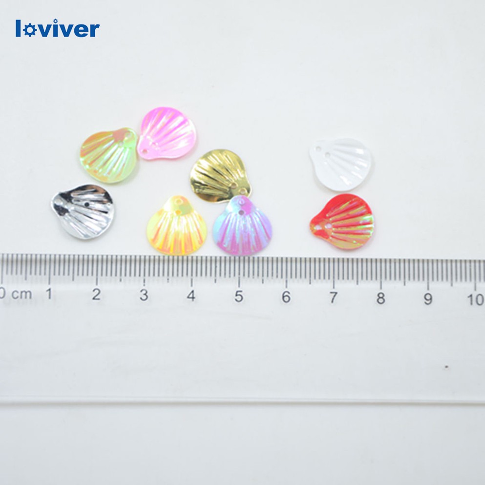 Vỏ Sò Lấp Lánh Cỡ 15mm Trang Trí Đồ Thủ Công