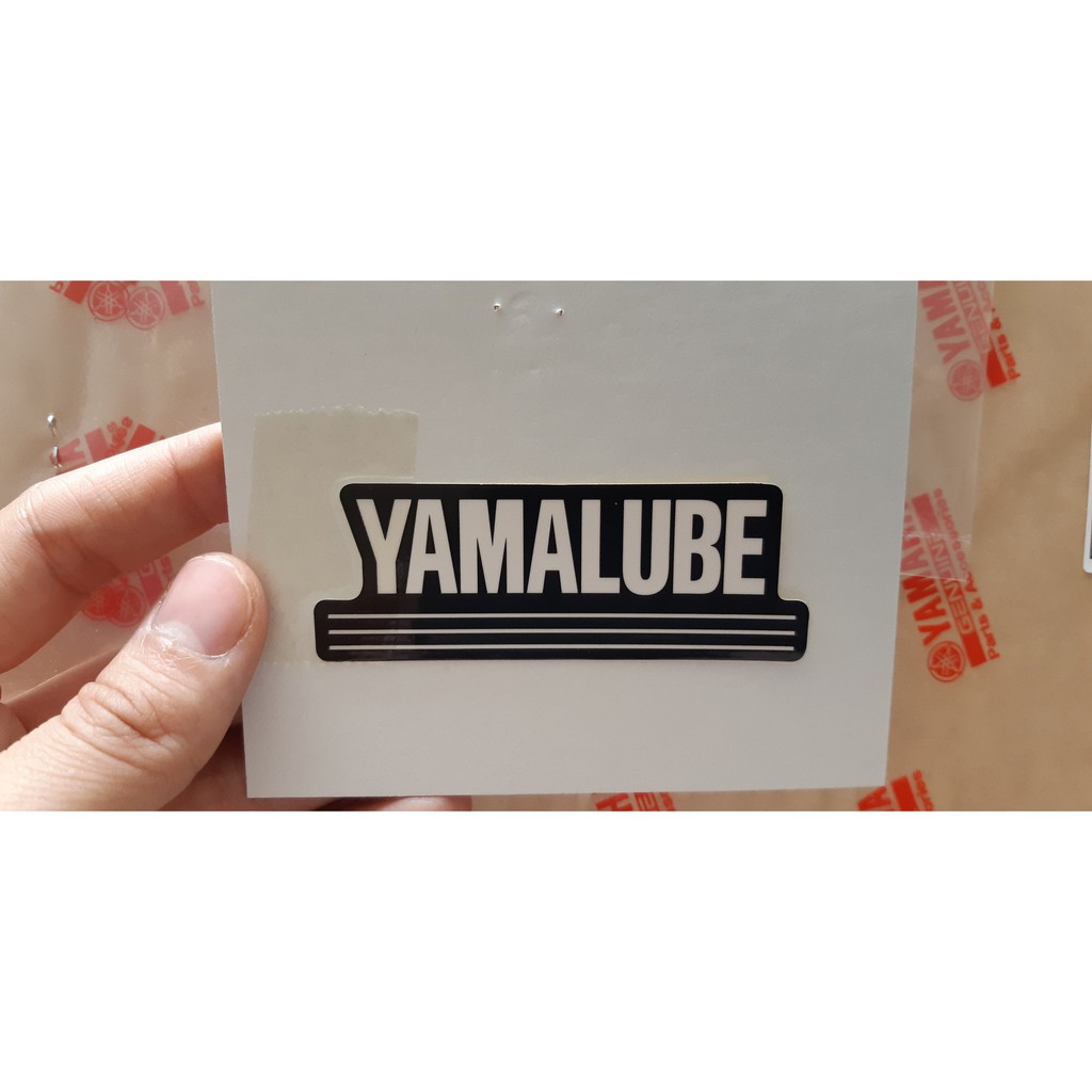 Tem chữ "Yamalube" zin chính hãng Yamaha 2NDF839F10