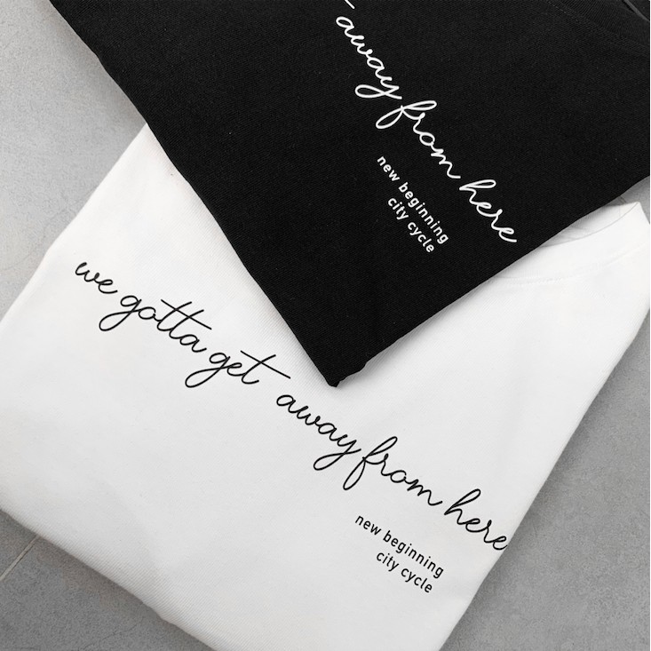 Áo thun nam nữ Get Away City Cycle - Áo thun tay lỡ Unisex form rộng Local Brand | BigBuy360 - bigbuy360.vn