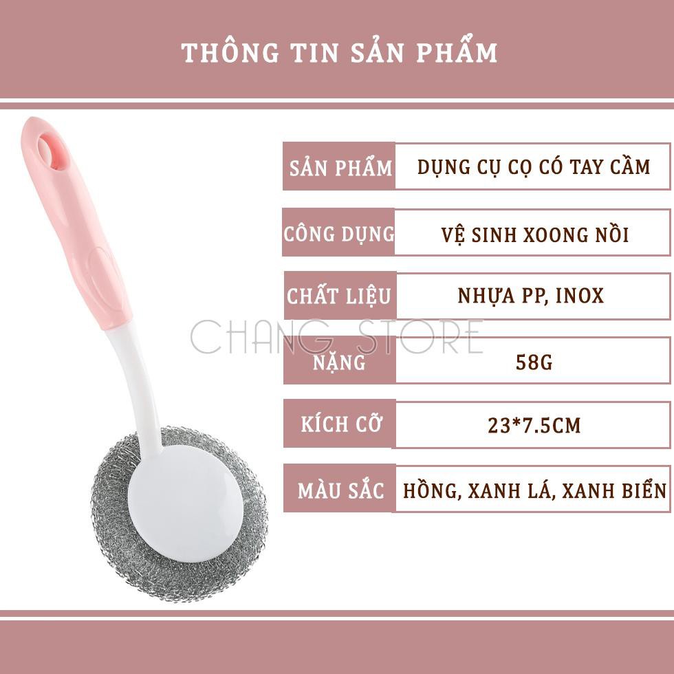 Dụng Cụ Cọ Xoong Nồi Có Tay Cầm Siêu Tiện Dụng