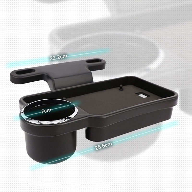 Giá Đỡ Chai Nước/Thức Ăn/Máy Tính Bảng Gấp Gọn Gắn Phía Sau Ghế Xe Hơi