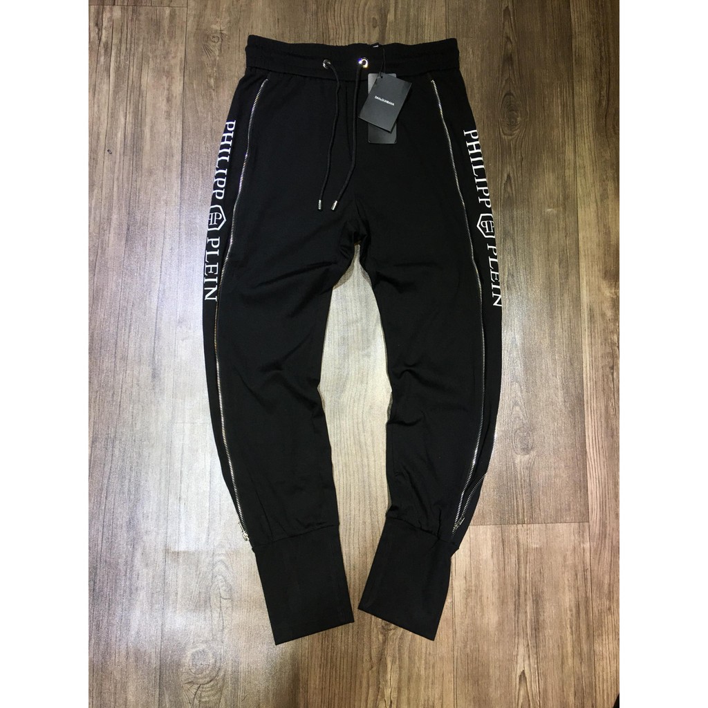 Quần nỉ Phillip Plein zip 2 bên (Như hình ảnh 100%)