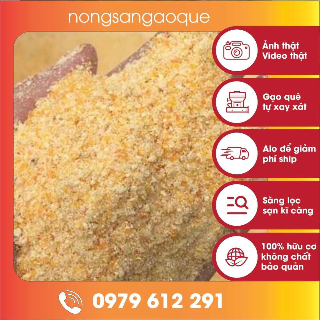 1Kg Bột Cám Ngô - Cám Ngô  Thức Ăn Cho Gia Súc, Gia Cầm