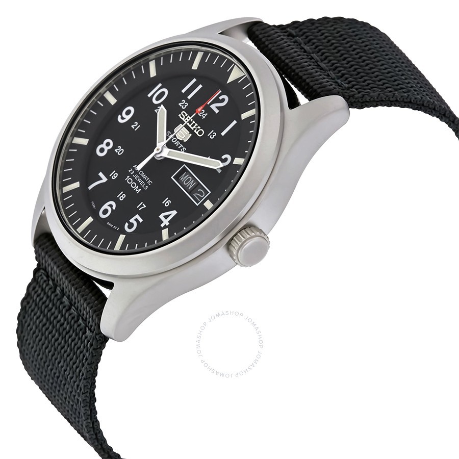 Đồng hồ nam Seiko 5 Sport SNZG15K1 dây dù (màu đen)