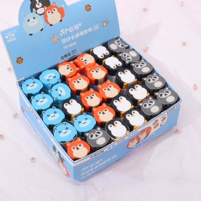 Tẩy - gôm hình biểu tượng siêu anh hùng siêu nhân hình thú cute