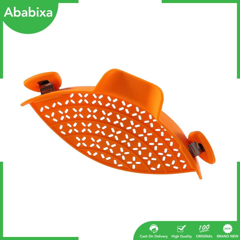 [Ababixa] Kẹp Rây Lọc Pasta Bằng Nhựa Có Kẹp Cống
