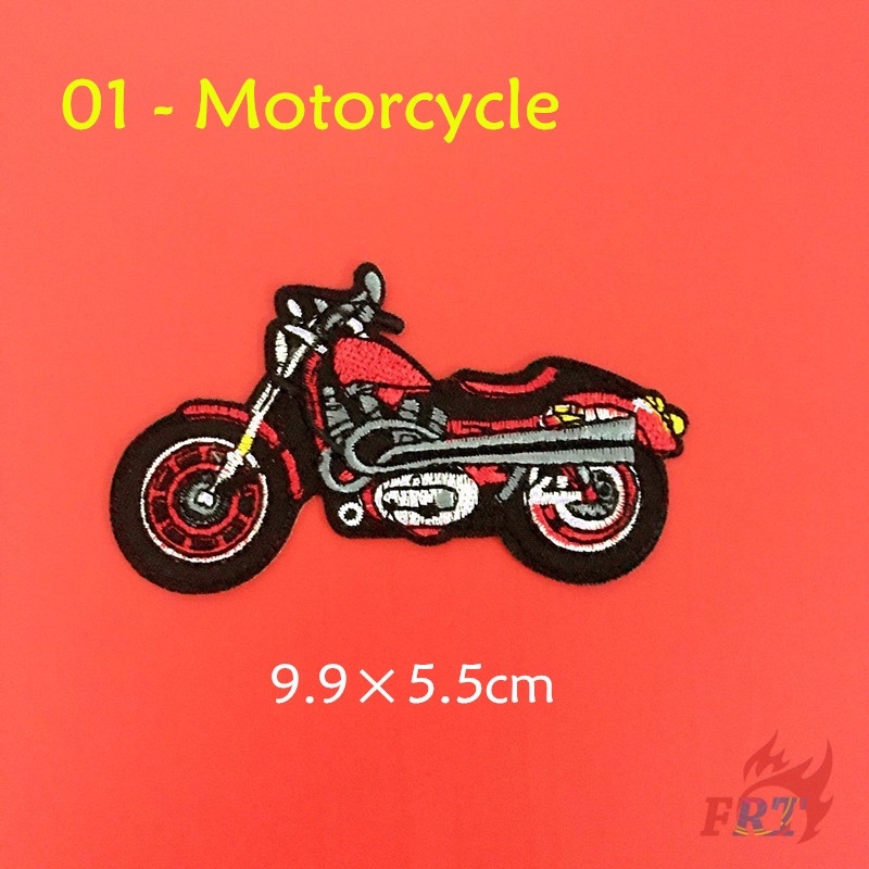 Miếng vá quần áo dạng ủi/ may DIY hình xe mô tô/ xe hơi thể thao/ xe Convertible/ xe Beetle/ xe tải phong cách thể thao