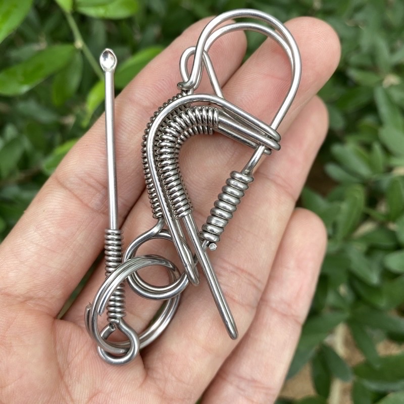 Móc khoá inox dày 2 ly không han gỉ bảo hành 2 năm