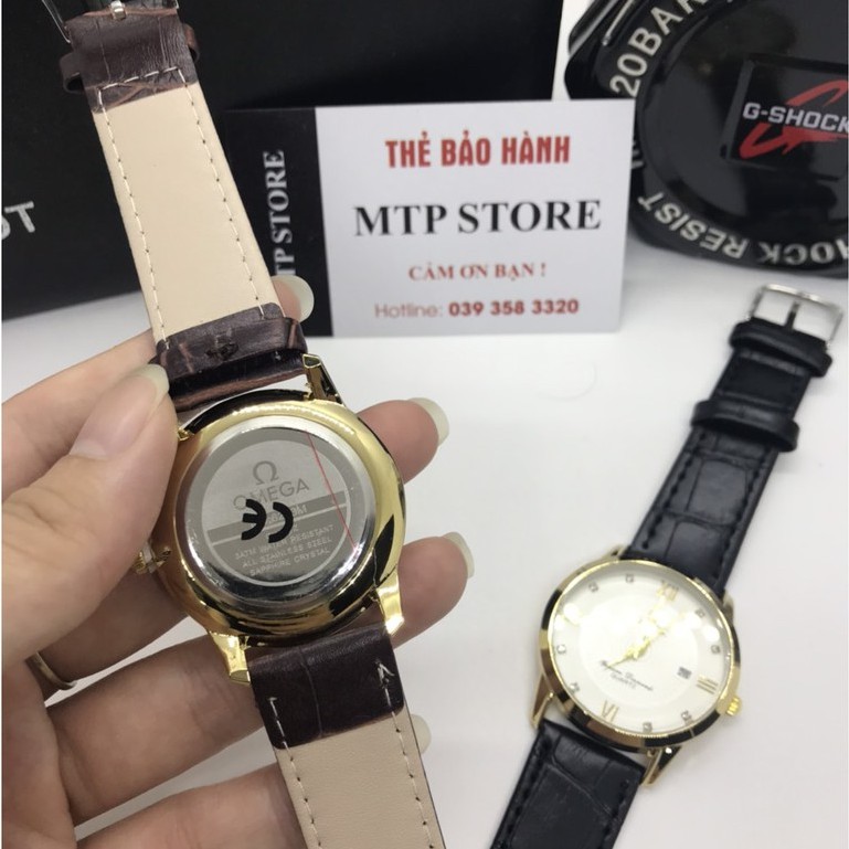 Đồng hồ Nam Omega dây da cáo cấp, có thẻ bảo hành, tặng box - Đồng.hồ.omega | BigBuy360 - bigbuy360.vn