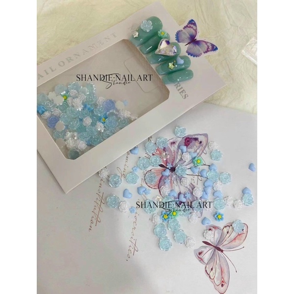 Cham Hoa Hồng Mix Nhiều Mẫu Siêu HOT