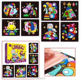 Home Cute Early Education School Funny DIY Handmade Family Self Adhesive Art Craft Learning Kids Stickers Toy