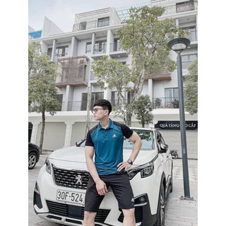 Đồ bộ thể thao nam PoLo cổ đức, Đồ bộ nam mùa hè Adidas chất thông hơi cao cấp loại 1 thầm hút mồ hôi cực tốt
