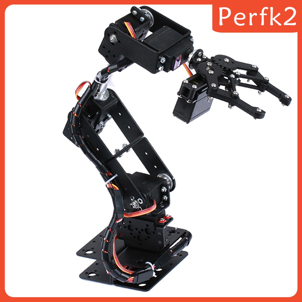 Bộ 2 Cánh Tay Robot Kiểm Soát Động Cơ Servo 6dof Diy